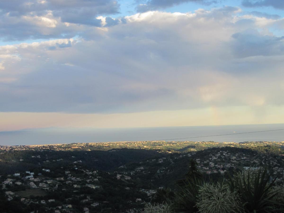 "Aux Balcons Du Riou" Avec Vue Mer 180 Degres Vence Eksteriør billede